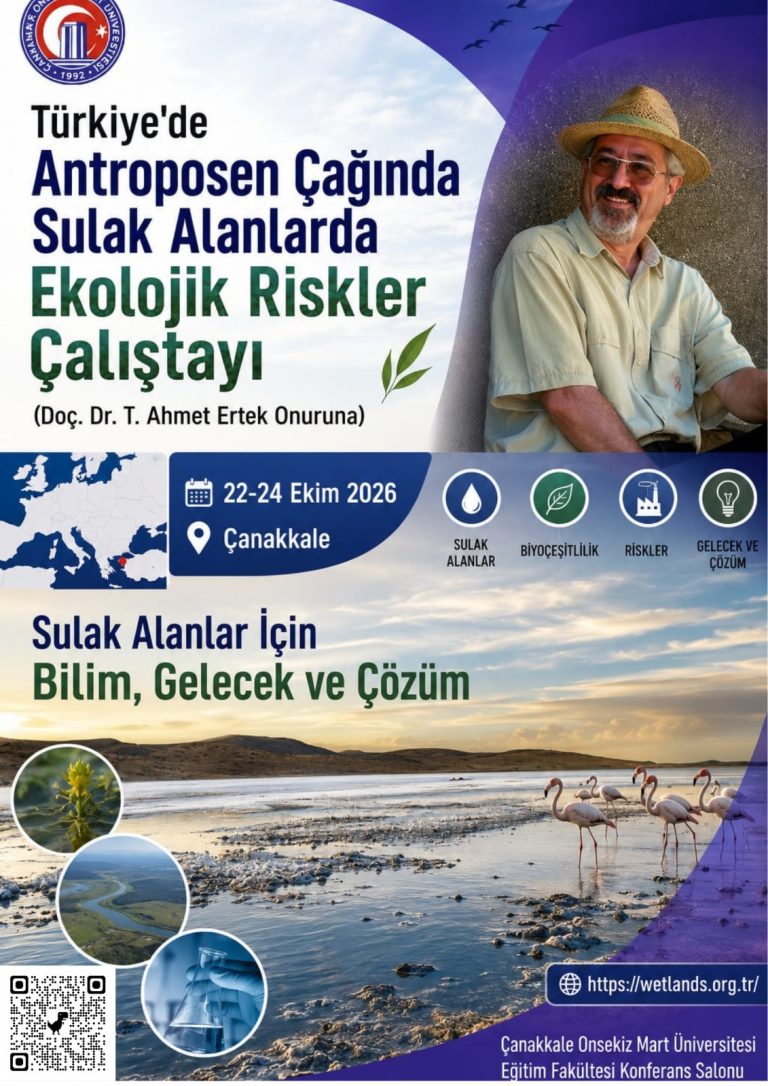 Türkiye’de Antroposen Çağında Sulak Alanlarda Ekolojik Riskler Çalıştayı